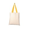 Coloured Handle Cotton Totes yellow